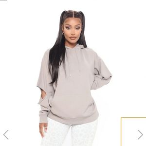 Fashion Nova - In with the crowd hoodie XL NWT